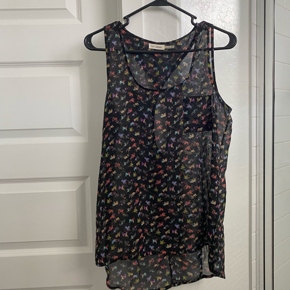 Chiffon elephant tank